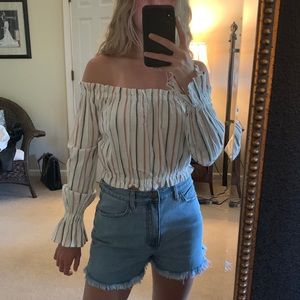 Billabong Sincerely Jules off the shoulder top